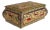 Vintage English Traditional Animal Hunt Embossed Tin Storage Box For Sale
