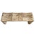 Solid teak bench with a soft wave silhouette. This sculptural bench brings organic movement and natural warmth to both...