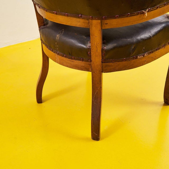 Antique Italian Armchair in Wood, 1890s For Sale - Image 12 of 14