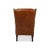 Traditional Wingback Leather Chair For Sale - Image 3 of 9
