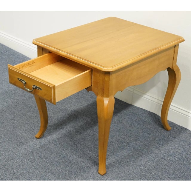 Ethan Allen Country French Collection 22" Accent End Table 26-8203 - 246 Finish For Sale In Kansas City - Image 6 of 13