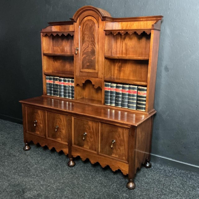 Antique Edwardian Mahogany Dresser, 1905 For Sale - Image 6 of 7