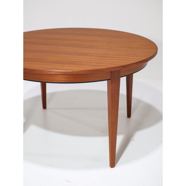 Wood Model 55 Extendable Dining Table in Teak by Omann Jun, Denmark, 1960s For Sale - Image 7 of 18