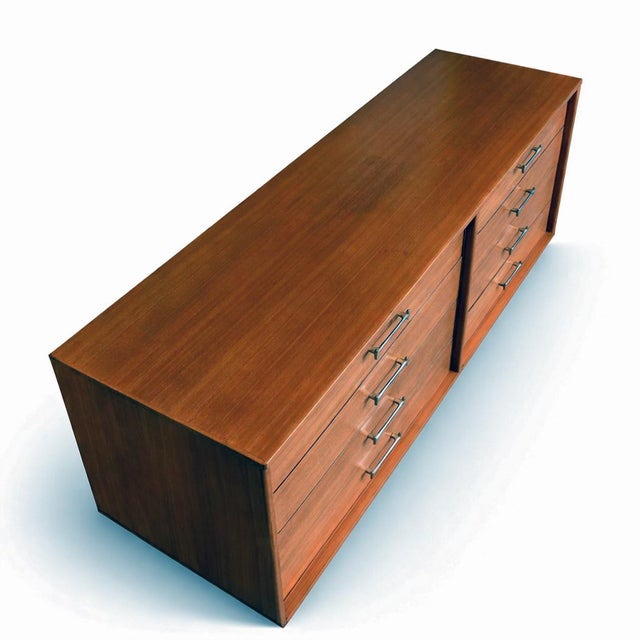 Burnt Umber Fabulous Milo Baughman for Drexel Mid-Century Modern Credenza. For Sale - Image 8 of 8