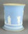 Neoclassical 18th/19th Century Light Blue Jasper Neoclassical Cachepot Wine Bucket Wedgwood Style For Sale - Image 3 of 13