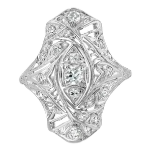 Antique Diamond Edwardian Ring Size 6.5