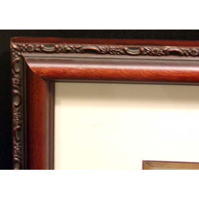 Impressionist Sunol Alvar "Maternitat Natural Pau" Hand Signed, Custom Framed For Sale - Image 3 of 5