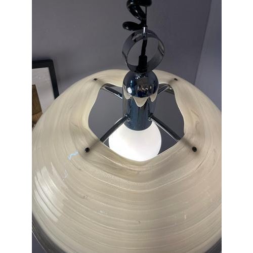 Hanging Lamp in Chrome from Cristallux For Sale - Image 10 of 11