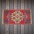 Turkish Vintage Small Turkish Rug Hand-Knotted Mat Enty Decor, Kitchen Accent, Laundry Room Art 19" X 36" For Sale - Image 3 of 10