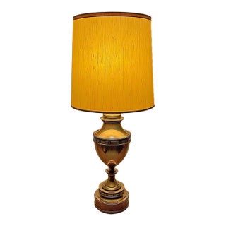 Vintage Stiffel Brass Urn Table Lamp For Sale