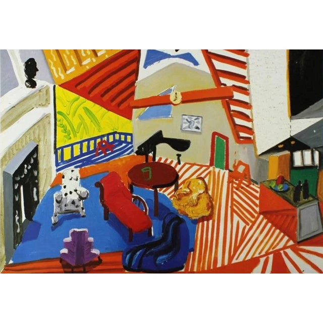 David Hockney Sale! 1988 David Hockney Original Exhibition Malcolm Bradford Hall Los Angeles For Sale - Image 4 of 7