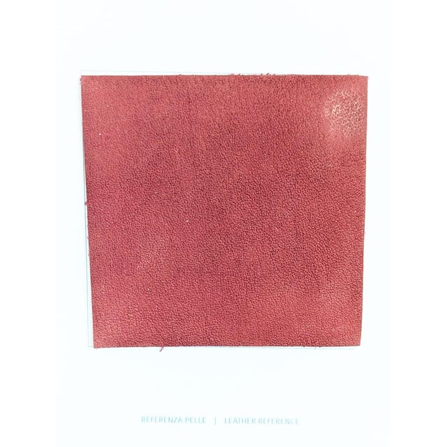 Cashmere Rubies Leather Two-Seater Mademoiselle Sofa by Matteo Thun and Antonio Rodriguez for Baxter, 1960s For Sale - Image 18 of 18