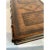 1990s Wood Carved and Engraved Faux Leather Book Box With Gold Accents For Sale - Image 9 of 13