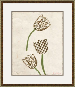 Tulip Series By Dana Gibson, Framed Art Print