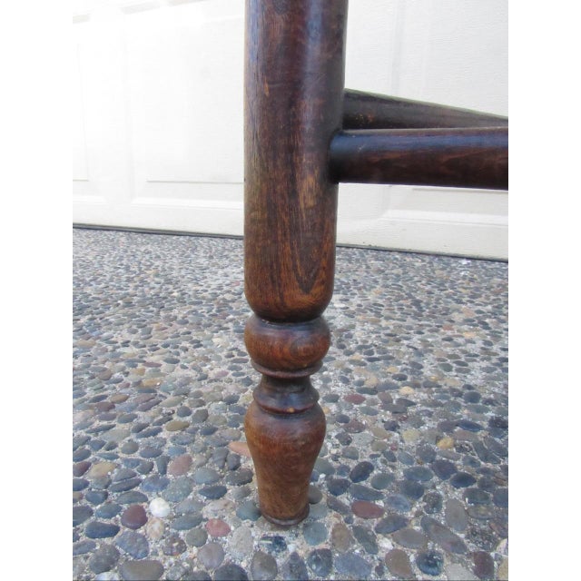 Antique English Triangular Spindle Chair For Sale - Image 13 of 17