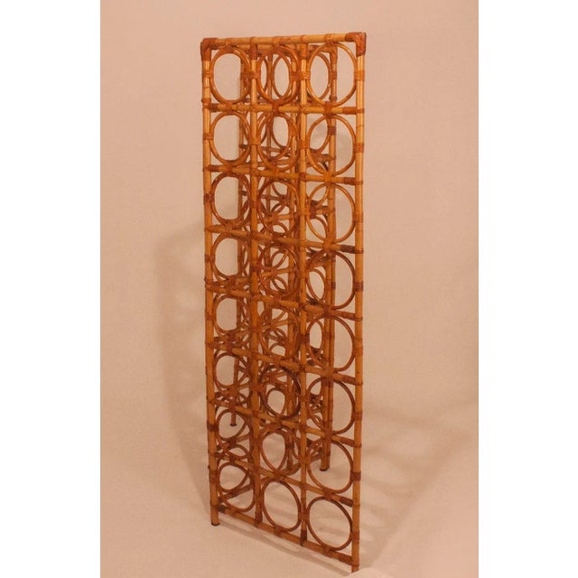 1970s Vintage Spanish Bamboo Screen For Sale - Image 5 of 10