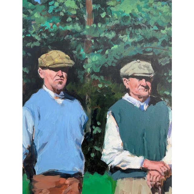 American Geiler Gonzalez Golf Painting on Canvas, "Game Over" For Sale - Image 3 of 12