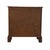 Late 20th Century Baker Furniture Solid Burled Walnut Traditional Chippendale Style 30" Three Drawer Nightstand For Sale - Image 11 of 12