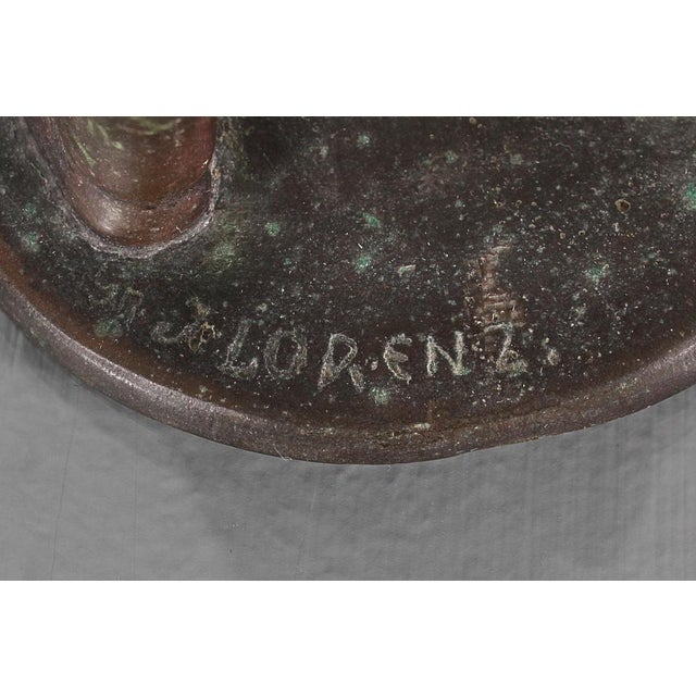 Sculpture of a Child with Arrows in Bronze, 1922 For Sale - Image 12 of 14