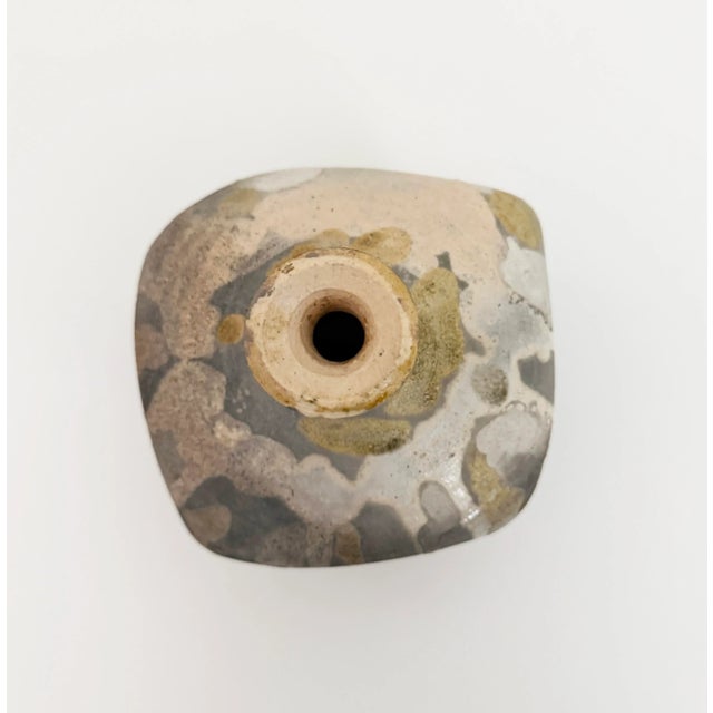 Drip Glaze Studio Pottery Weed Pot For Sale - Image 4 of 10