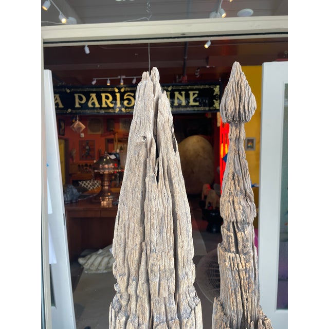Late 19th Century Set of Three Thai Stupa Forms Circa 19th C. For Sale - Image 5 of 13