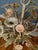 Shabby Chic Large Early 21st Century Floral Tole Chandelier For Sale - Image 3 of 13