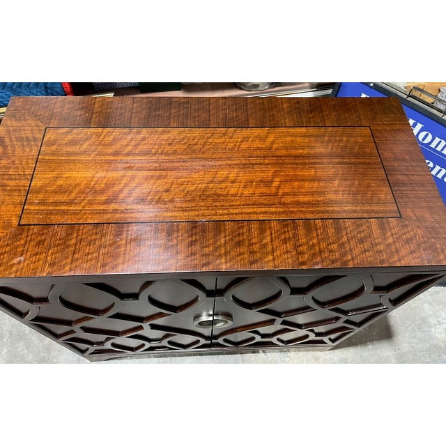 Century Paragon Door Chest Art Deco Style Console Cabinet For Sale In Tampa - Image 6 of 11