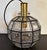 Large Glass and Brass Pendant Light from Limburg, Germany, 1960s For Sale - Image 9 of 10