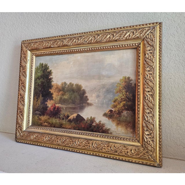 19th Century Scottish Romantic Landscape by John Crawford Wintour Framed For Sale - Image 10 of 12