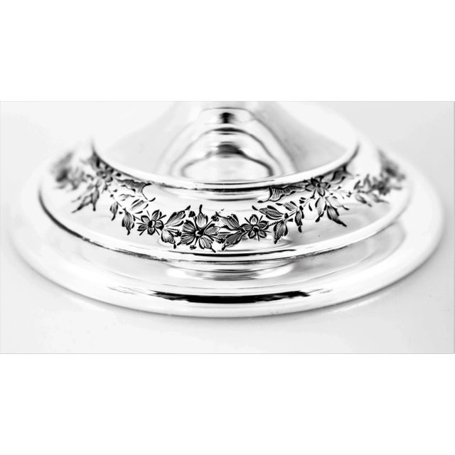 Metal Sterling Compotes For Sale - Image 7 of 8