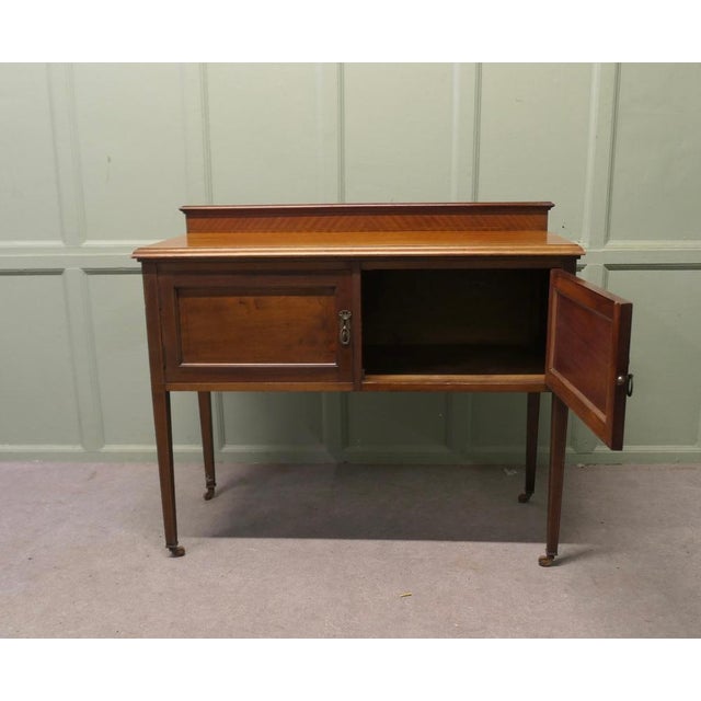Wood Late Victorian Walnut Side Cupboard or Dresser, 1880 For Sale - Image 7 of 8