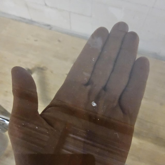 Vintage Italian Chrome and Glass Dining Table and Chairs by Gastone Rinaldi for Rima, 1950s, Set of 5 For Sale - Image 17 of 18