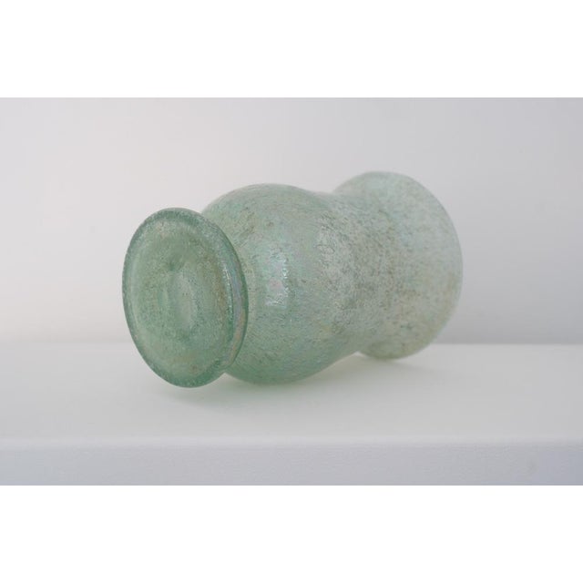 Iridescent Pulegoso Glass Chalice Vase, Murano, 1930s For Sale - Image 10 of 15