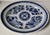 Chinese Antique Chinese Export 'Fitzhugh' Blue & White 17" Platter For Sale - Image 3 of 8