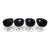 Pan Am Dining Chairs in Chrome and Leather by Gastone Rinaldi for Rima, 1970, Set of 4 For Sale - Image 14 of 18