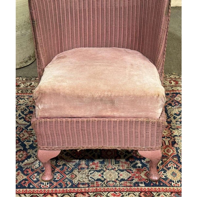 English Lounge Chair from Lloyd Loom Company, 1930s For Sale - Image 4 of 9