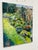 Abstract Garden Landscape + Fence Acrylic on Canvas, Unknown Artist. For Sale - Image 3 of 12