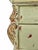 2000 - 2009 Late 20th Century Thomasville French Provincial Painted & Distressed Marble Top Bombe Commode For Sale - Image 5 of 13