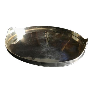 2000s Source Pierre’s Large Silverplate Tray For Sale