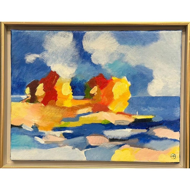 Anita Fröding, The Wandering Poet, 1950s, Oil Painting on Canvas, Framed For Sale - Image 15 of 18