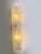 Mid-Century Modern Contemporary Hammered Transparent "Graniglia" Murano Glass Wall Sconces-Set of Two- For Sale - Image 3 of 5