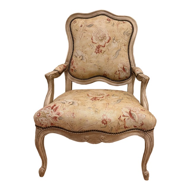 Late 20th Century Massoud Luxe Bergere Chair For Sale