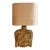 Mid 20th Century Studio Abstract Sculptural Male/Female Table Lamp, Vintage Shade For Sale