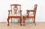 Baker Furniture Company Baker Furniture Chippendale Carved Mahogany Armchairs, Pair For Sale - Image 4 of 13