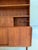 Wood Teak Bookcase with Sliding Doors, Denmark For Sale - Image 7 of 11
