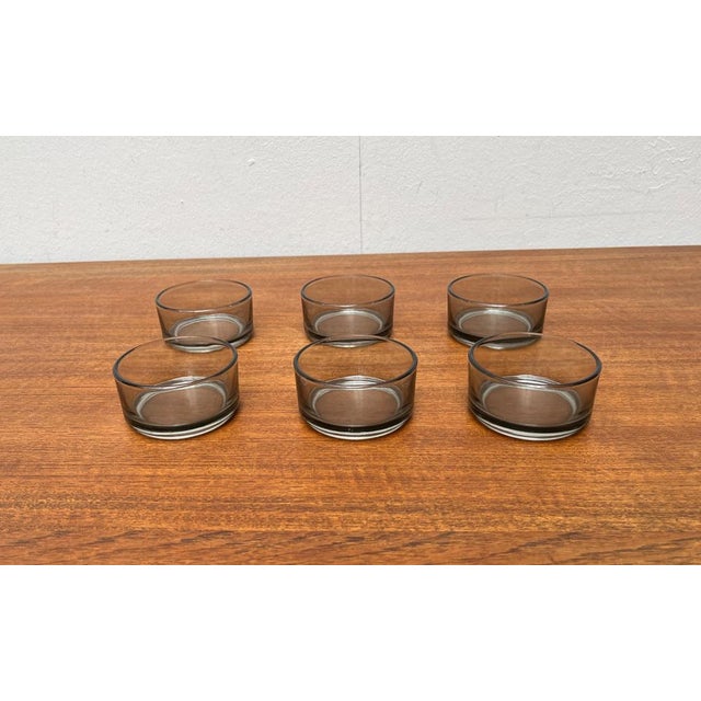 Mid-Century Round Stacking Bowls in Glass, Denmark, 1960s, Set of 6 For Sale - Image 11 of 17