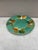 French Majolica strawberries plate circa 1880 Luneville.