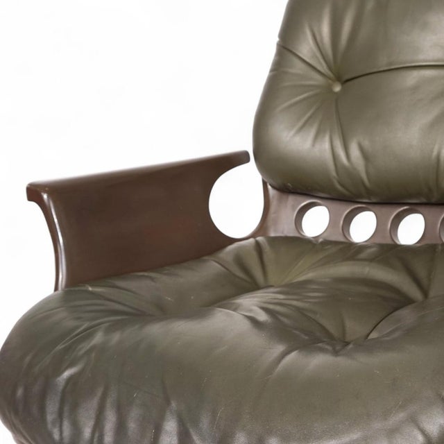 Space Age 7112 Leather Office Chair by Martin Stoll for Stoll Giroflex, 1970 For Sale - Image 18 of 18