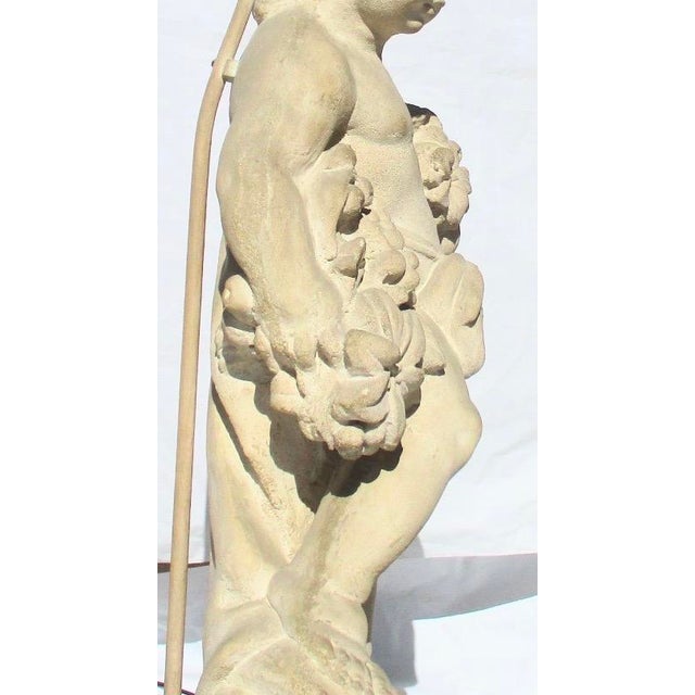 Allegorical Seasons Figural Sculpture Table Lamps - A Pair of 2 For Sale - Image 12 of 17