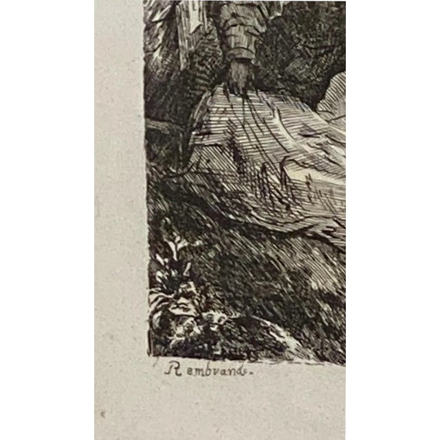 Baroque Late 18th Century Rembrandt Etching #2, by Francesco Novelli For Sale - Image 3 of 6